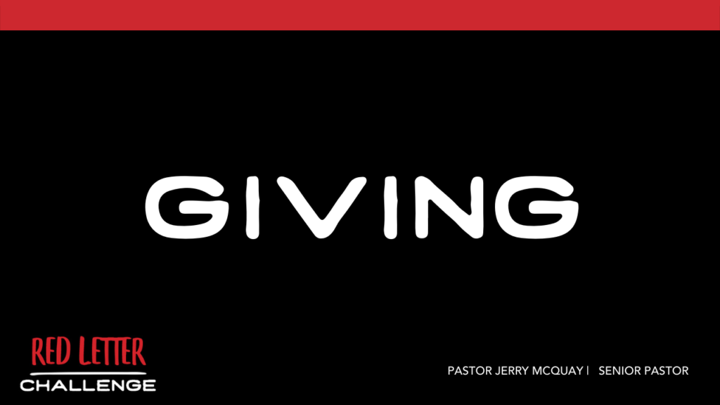 Giving // Part 5