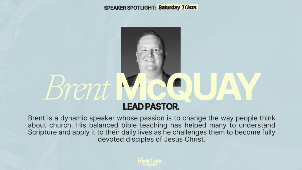 Brent McQuay // Saturday Morning Session